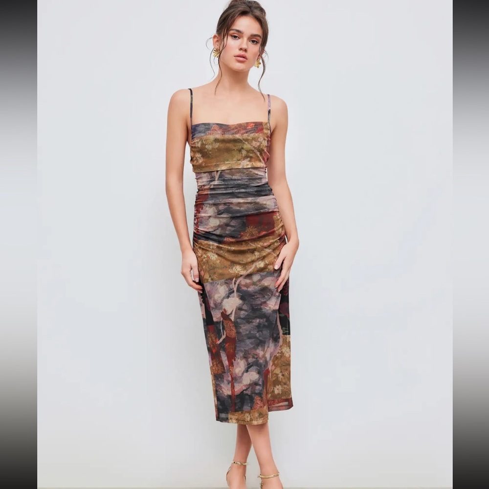CIDER Multicolor Midi Dress SIZE 6